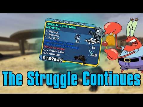 The Hardest Farm In Borderlands 1 - Nemesis Invader Day 175