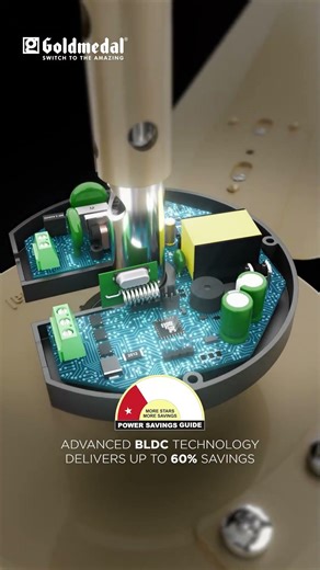 Goldmedal Electricals | Opus Aura Lux Bldc Fan