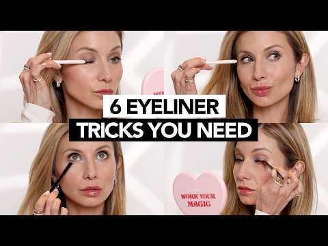 6 Eyeliner Hacks for Small or Hooded Eyes (Lift + Open Instantly)