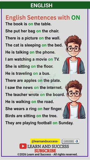 Stop Using Prepositions Wrong! ❌ Learn "ON" Sentences