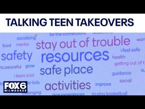 Milwaukee teens discuss takeovers, summer safety at listening session | FOX6 News Milwaukee