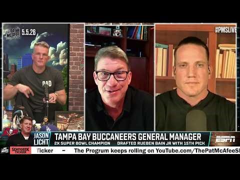 Bucs GM Jason Licht takes the crew INSIDE THE MIND of being in the war room | The Pat McAfee Show