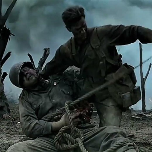 Hacksaw Ridge Heroic Rescue Scene | Andrew Garfield Best Moment | VAI LENTO (Slowed)