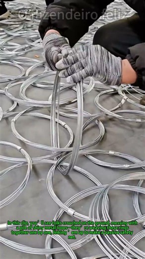 Making Ring Passive Safety Nets: Weaving Metal Loops (Tough & Flexible!)