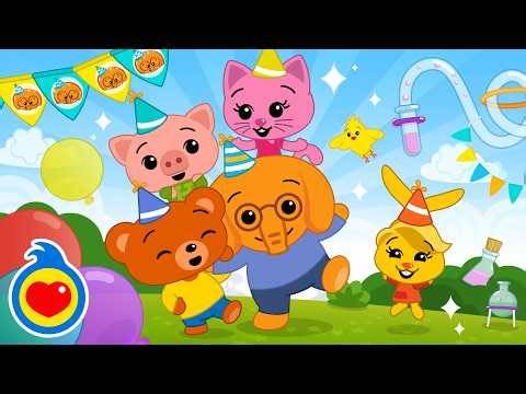 Plim Plim: Cumpleaños de Nesho 🎂 Capítulos Completos para Niños | Dibujos Animados