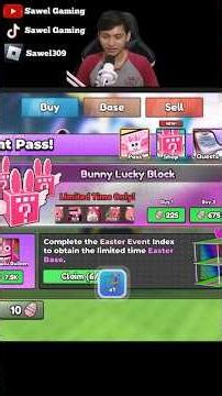 I Finally Got the Easter Bunny Base in Be A Lucky Block?! #roblox