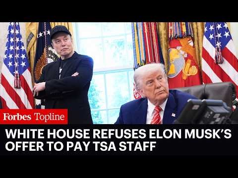 White House Refuses Elon Musk’s Offer To Pay TSA Staff Amid Partial Government Shutdown