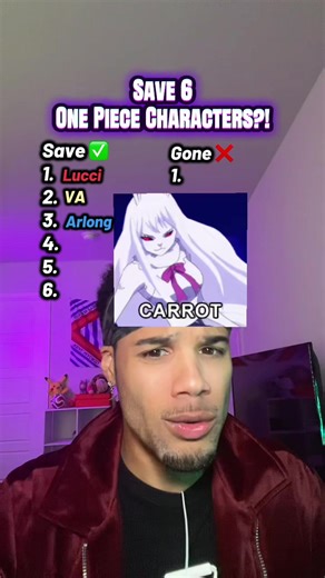 SAVING 6 ONE PIECE CHARACTERS, BUT ERASE 1?! 🤯 #anime #fyp #onepiece