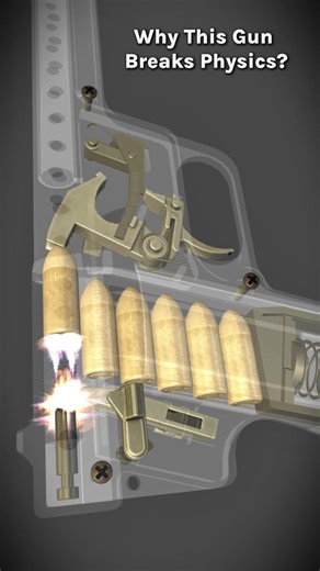 The Weird Gun That Fires Rocket Bullets 🚀 #shorts