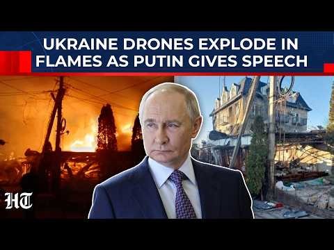 Zelensky's Desperate New Year Attack: Putin Speaks, Ukraine Launches 168-UAV Barrage Across Russia