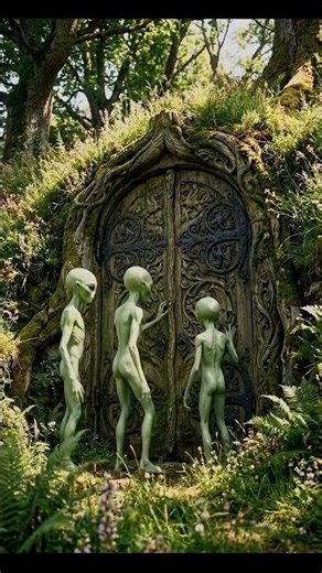 Aliens attack a girl in the forest