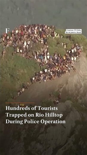 Hundreds of Tourists Trapped on Rio Hilltop During Police Operation
