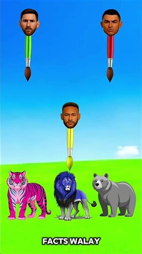 Messi, Ronaldo & Neymar Funny Pencil Challenge 🔥😂 | Shadow Matching Game #carton #cartoons #shorts