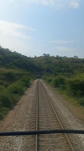 Beautiful country side Live view from cab fastest train crossing Tunnel #shorts #live #tunnel#mountains | Trains And Tracks