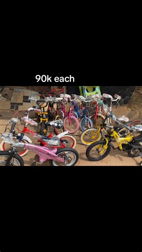 Venta de bicicletas para niños por 90k cada una