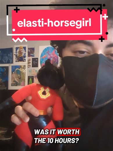 Elasti-Horsegirl: Plushie Art with a Unique Twist