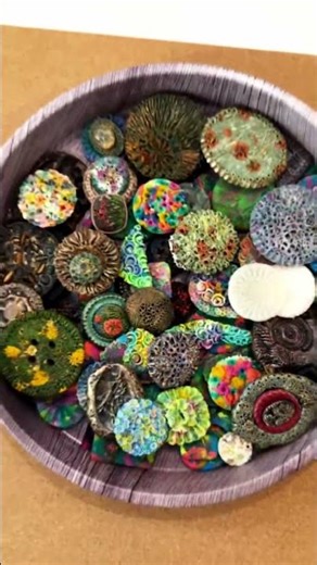 cold porcelain buttons turning into jewelry