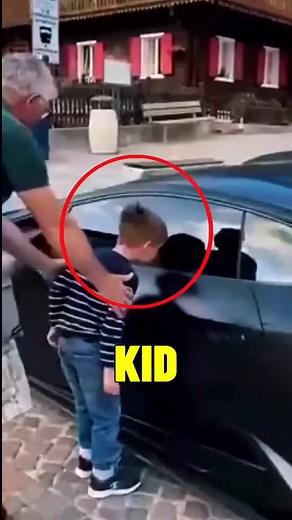 153K reactions · 1K shares | This kid is curious about the inside This kid and his dad were curious to see this car from the inside. When the owner noticed them, he approached THEM, and then this happened #thiskid #curious #inside #explorepage✨ #exploremore #reelsviral #reels | Glitchfy | Facebook