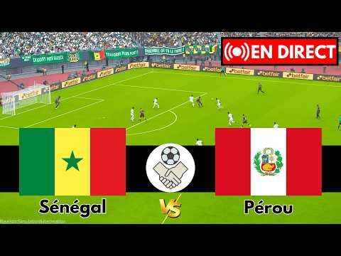 Sénégal contre Pérou | Match Amical International 2026 | Complet Match Pes 21 Simulation