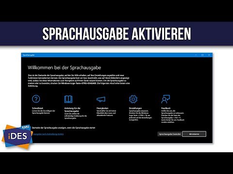 Sprachausgabe aktivieren unter Windows 10 - iDESkmu Tipp