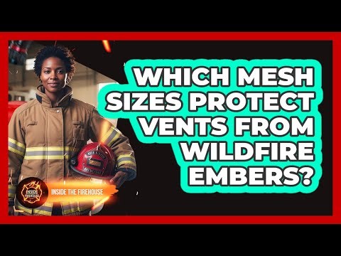 Which Mesh Sizes Protect Vents From Wildfire Embers?