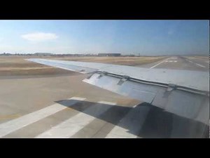 ATI Douglas DC-8-62CF Takeoff from McClellan, CA, USA - Window View