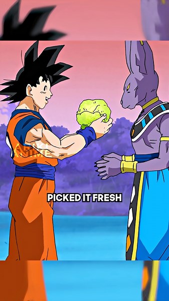 Goku Accidentally Brings Beerus A Lettuce 😂