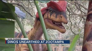 Dino-mite exhibit opens at ZooTampa