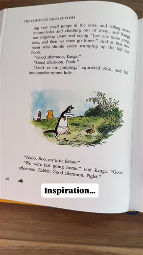 Chalk Full of Design on Instagram: "We love the classic illustrations for Winnie the Pooh! Sean hand illustrated all these images, many times going off of classic scenes but cleaning them up a bit and making them easier for children to trace and color, yet still retaining all the original, classic Pooh Bear and friends we all love!"