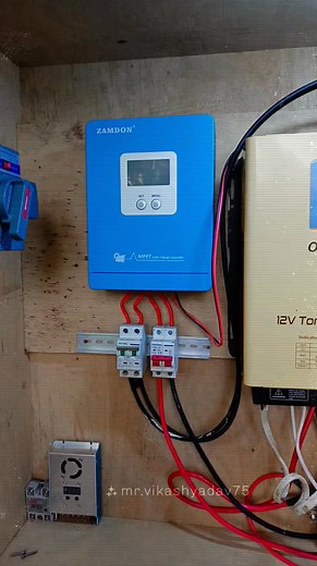 Our small solar power station at home. #solarenergy #solarsystem #solar #freeenergy #SunPoweredHomes #everyoneシ゚ | Christian Saavedra Amadora