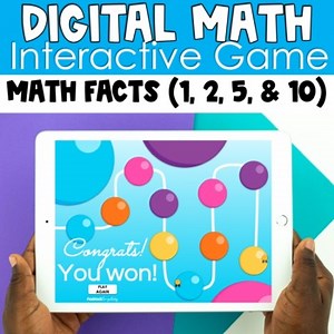 Math Facts Interactive Game - Digital Math Fact Practice - Math Fact Fluency