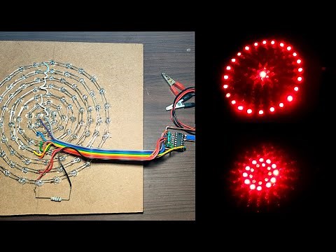 DIY LED Project | LED Chaser light | LED Chaser Circuit using ic 555 ||