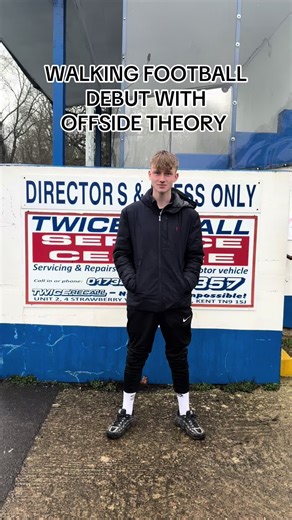 Walking Football Debut with Offside Theory Socks