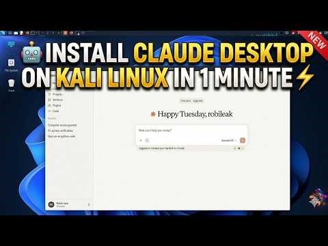 Install Claude Desktop on Kali Linux in 1 Minute ⚡