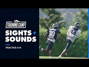 SIGHTS & SOUNDS: 2022 Training Camp Practice #10