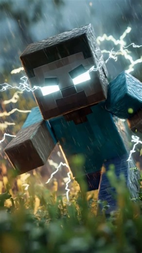 When Herobrine Finds a Creeper 👀⚡️