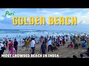 Most Popular Golden Beach Puri Odisha 2025 | Blue Flag Beach