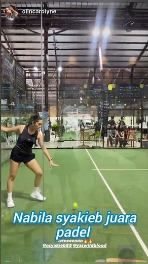nabila syakieb juara padel