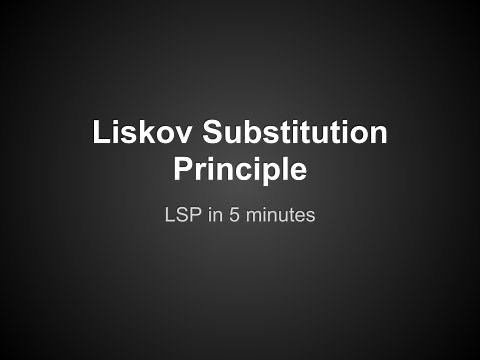 SOLID - LSP - Liskov Substitution Principle in 5 minutes