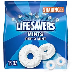 Life Savers Pep-O-Mint Breath Mints Hard Candy, Sharing Size - 13 oz