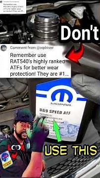 NEVER use additives or non approved fluid in the ZF transmissions. Use the Mopar 8 & 9 speed fluid.