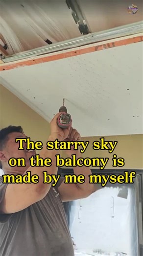 Create a Starry Sky Ceiling on Your Balcony