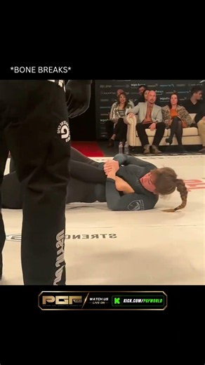 *BONE BREAKS* - Watch live on Kick link in bio. @pgfworld #jiujitsu