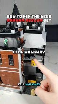Fixing The LEGO Arkham Asylum: Cell Walkway