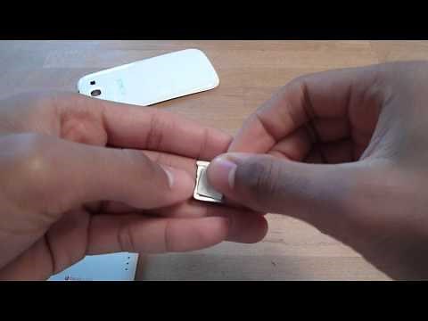 HTC ONE X INSERT SIM CARD english