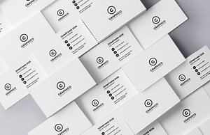 Simple Corporate Business Card - 38, a Business Card Template by ND Design