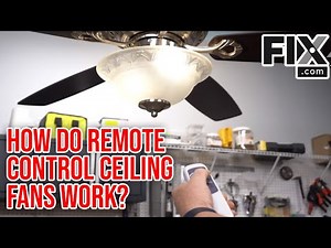 How Does a Remote Control Ceiling Fan Work? | FIX.com