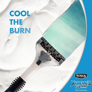 2K views · 45 reactions | Cool the burn with Schick Xtreme3® Subzero. ❄ Its dual comfort system features a lubrication strip infused with the soothing benefits of Aloe Vera and Jojoba Oil to prevent razor burns. | Schick Malaysia | Facebook