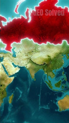 How BIG is Russia! #shorts