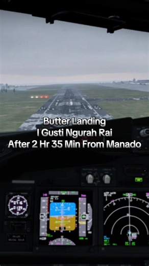 Real Flight Simulation: Butter Landing at Ngurah Rai